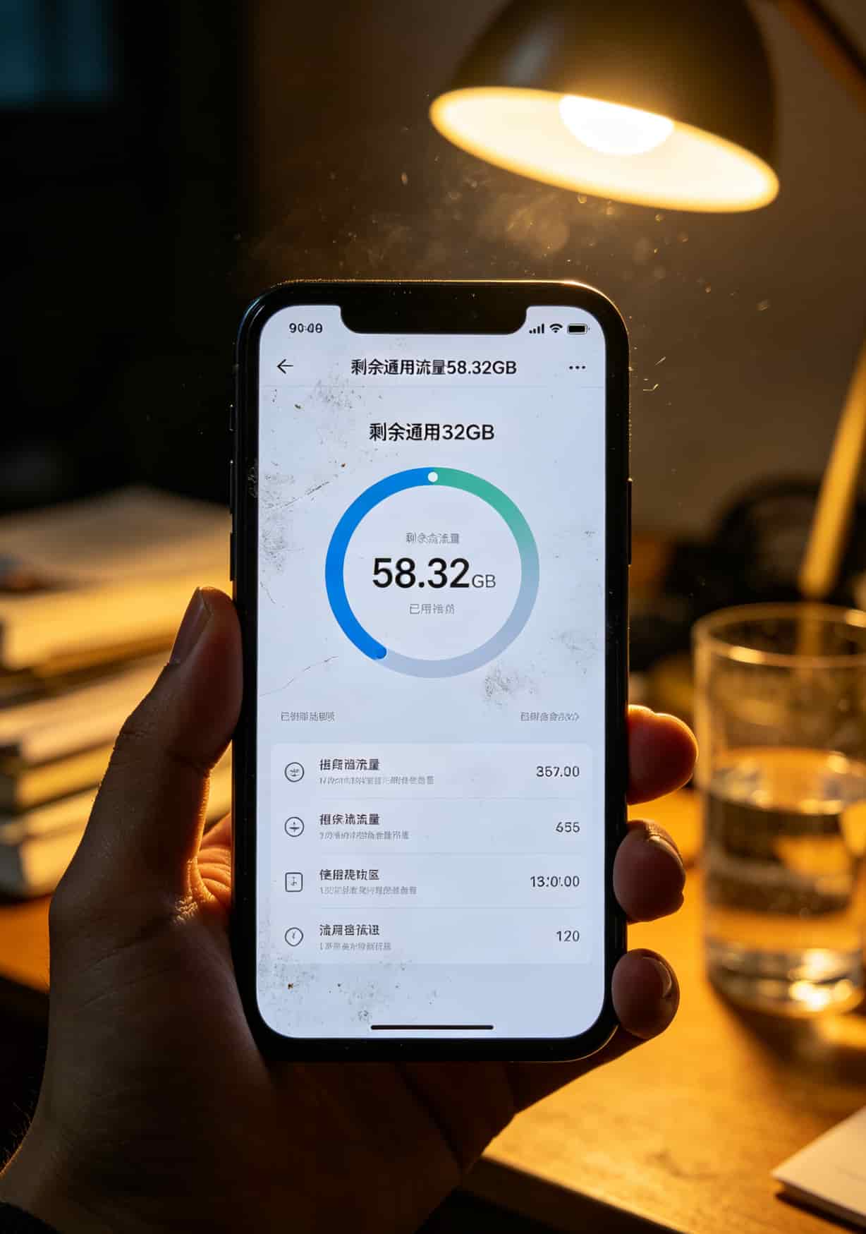 运营商App内套餐详情截图
