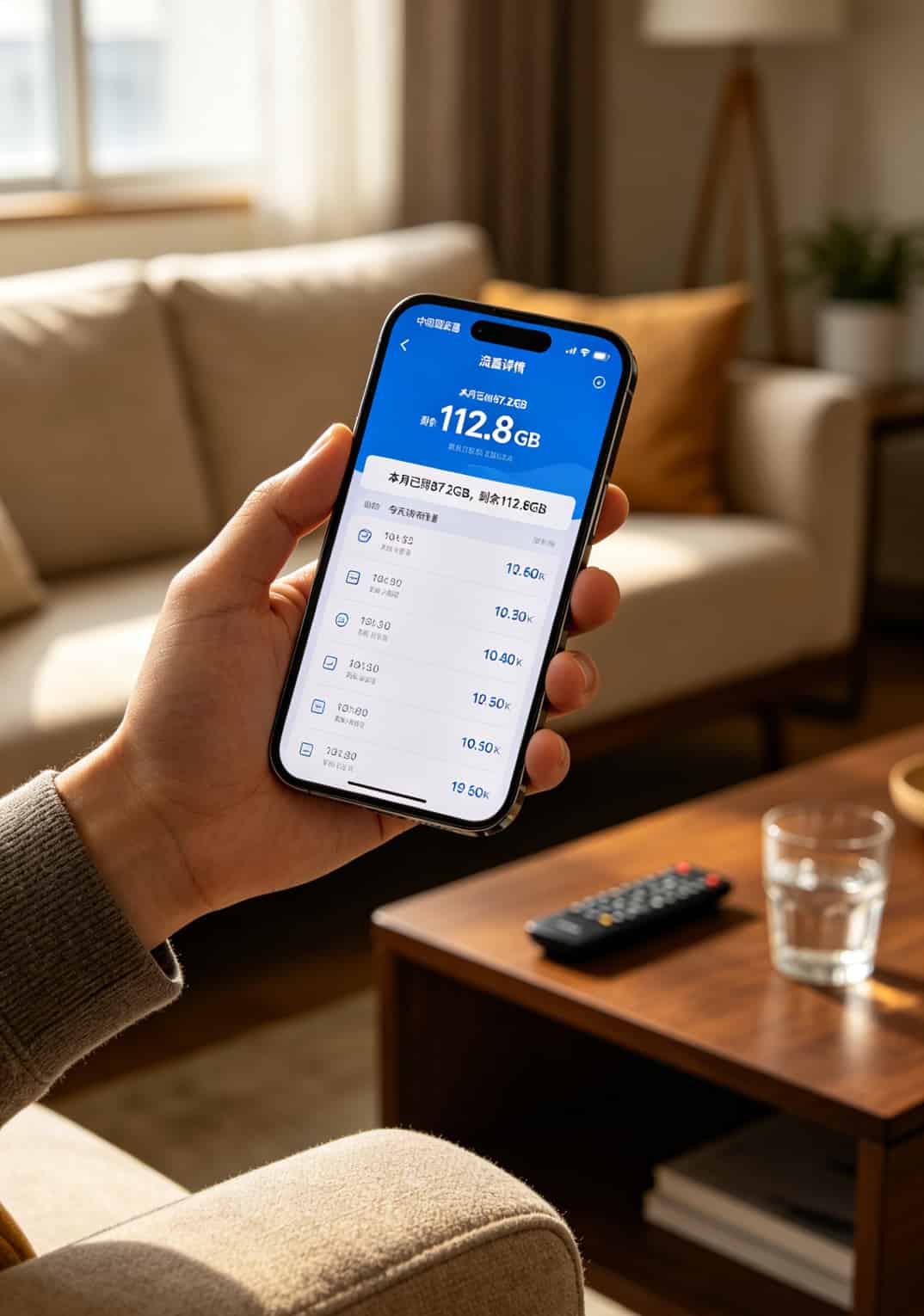 大流量卡移动的随身WiFi,我劝你先别买——除非你看完这篇(含10张实测图) 联通官方APP流量查询页面,已用87GB,剩余113GB,可查明细