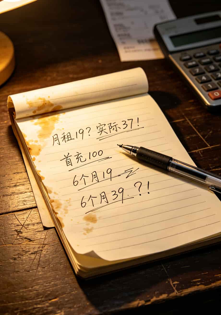 换了27张卡才整明白:2026“200g流量卡全国通用流量”这么选才不踩坑 一张写满数字的算账草稿纸