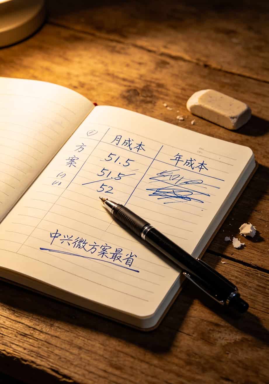 随身WiFi别再瞎买了!实测中兴微干翻骁龙410,**可以申请流量卡**这样办最省钱 成本计算公式表格,设备月摊销+流量月租对比