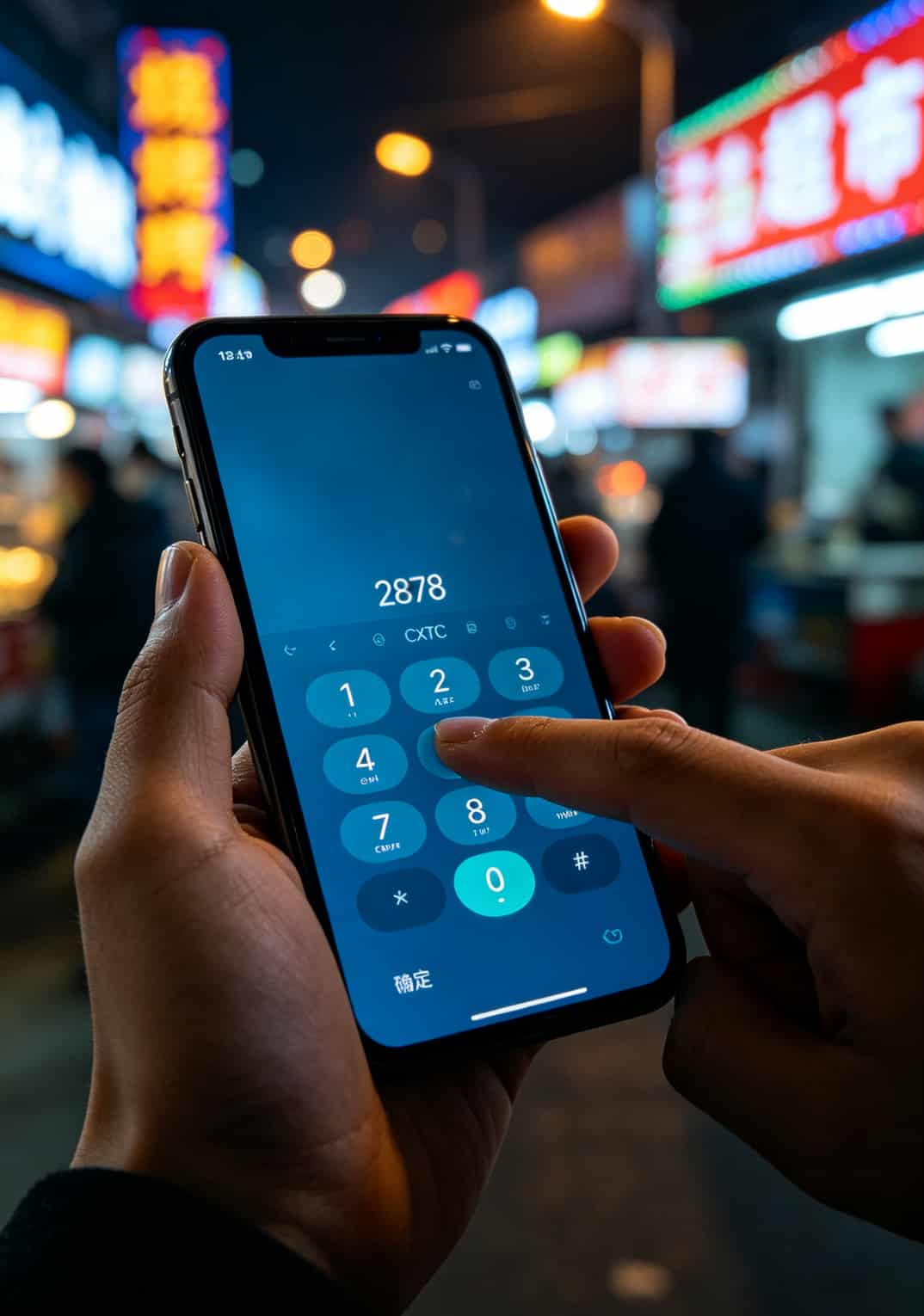亳州学生实测:潮玩卡定向流量是哪些app可以用?三张卡全拆给你看 手机拨号盘界面,正在输入查询代码“CXTC”