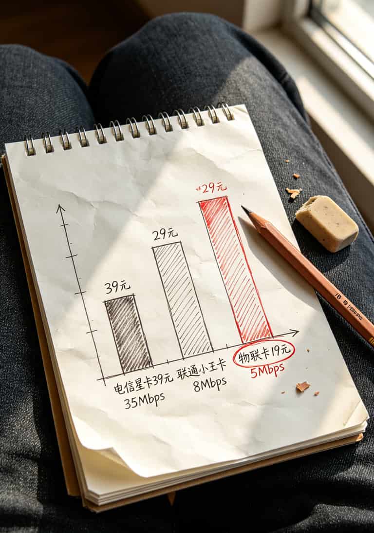 10g流量卡多少钱一张?我跑了三个月实测,别被9块9忽悠了 流量卡购买避坑指南示意图