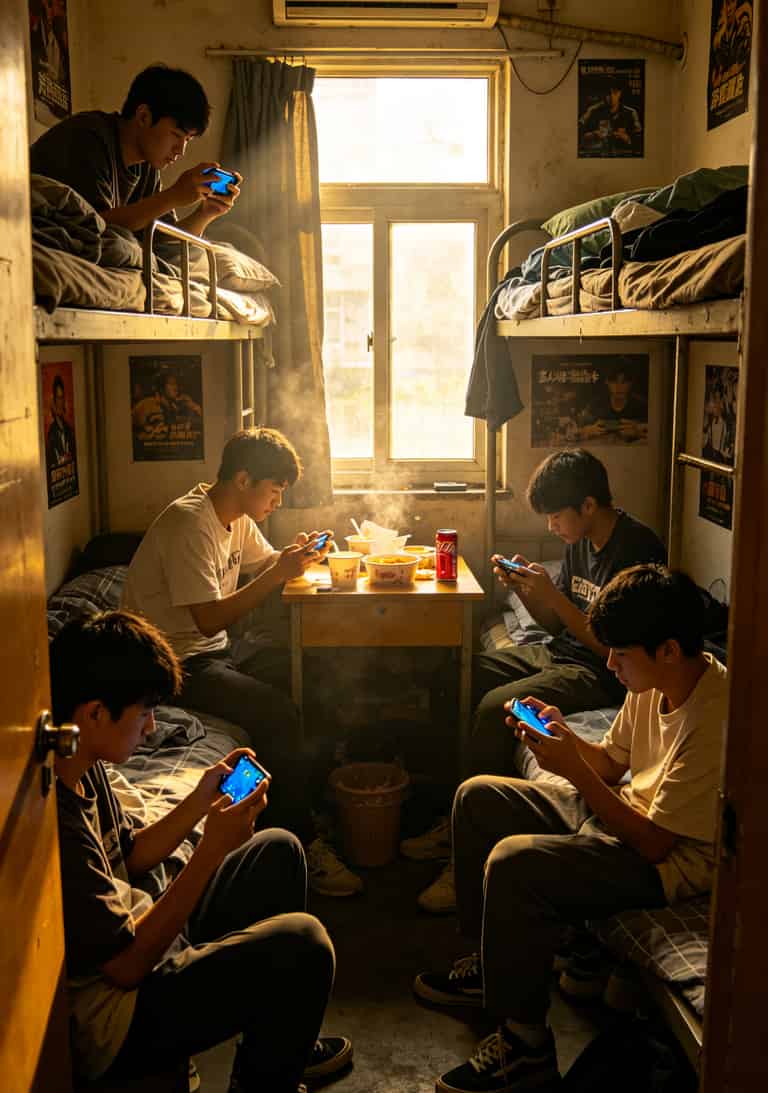 办流量卡三年踩坑无数,这份「办理流量卡套餐」防坑指南值一顿烧烤 多人一起用手机上网的场景插图