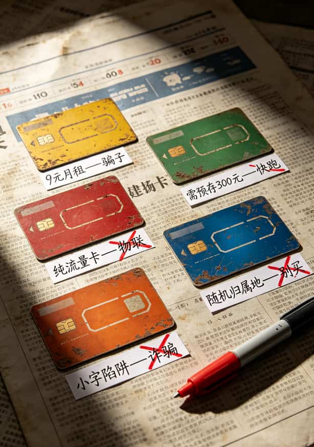 五种问题卡避坑示意图