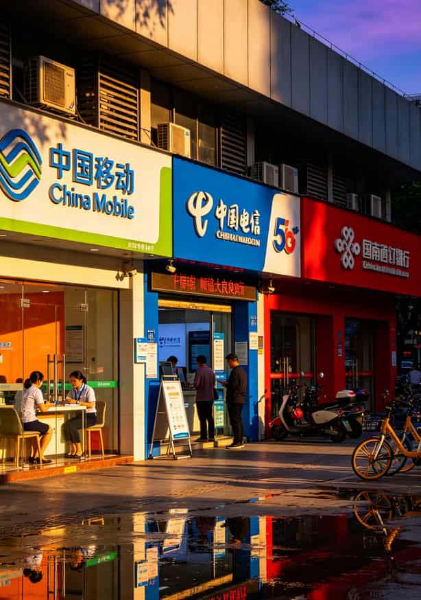 佛山买流量卡,死磕这三个字就对了:不是定向流量的流量卡 禅城季华路移动营业厅实拍图