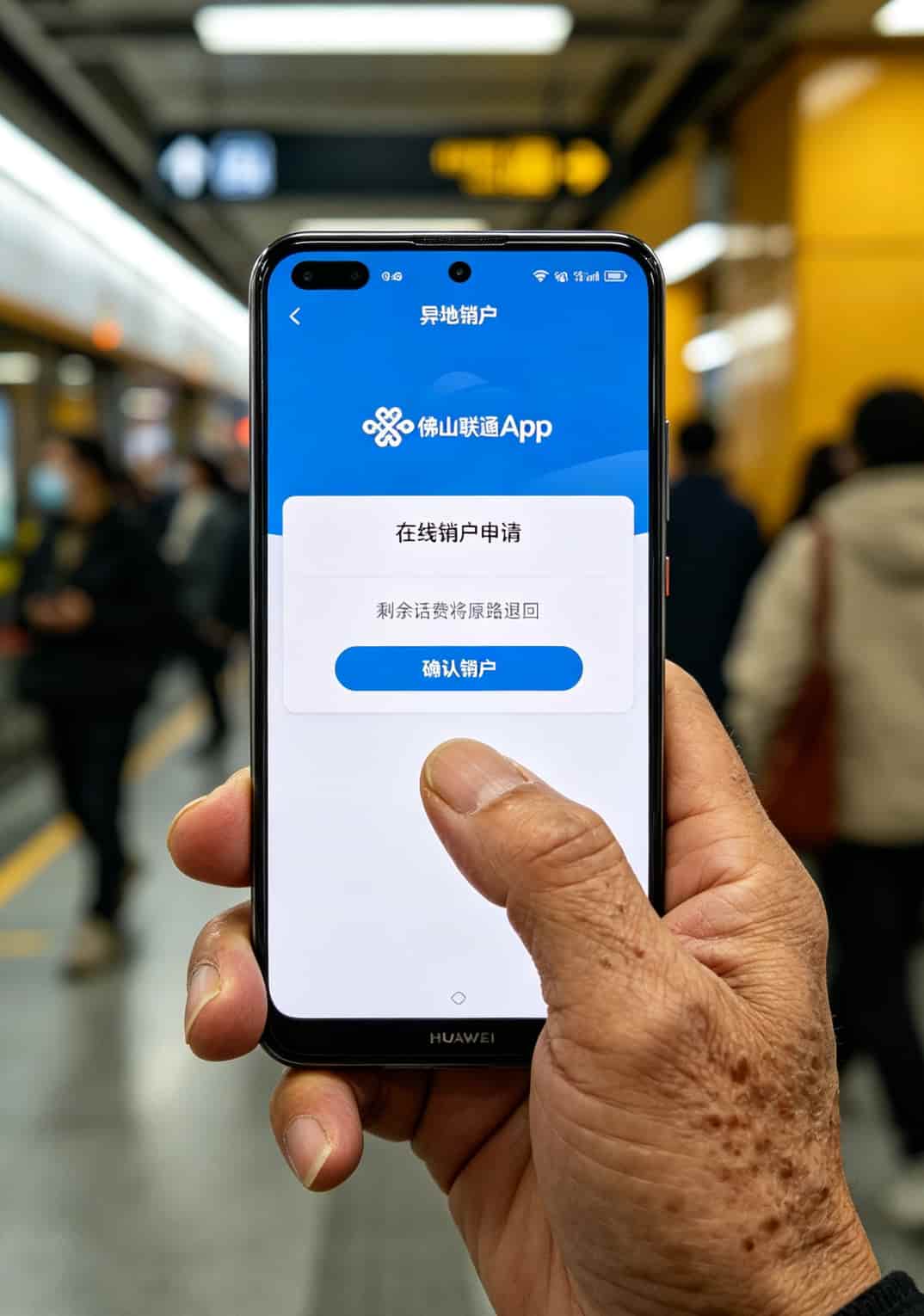 佛山买流量卡,死磕这三个字就对了:不是定向流量的流量卡 运营商App异地销户操作流程截图