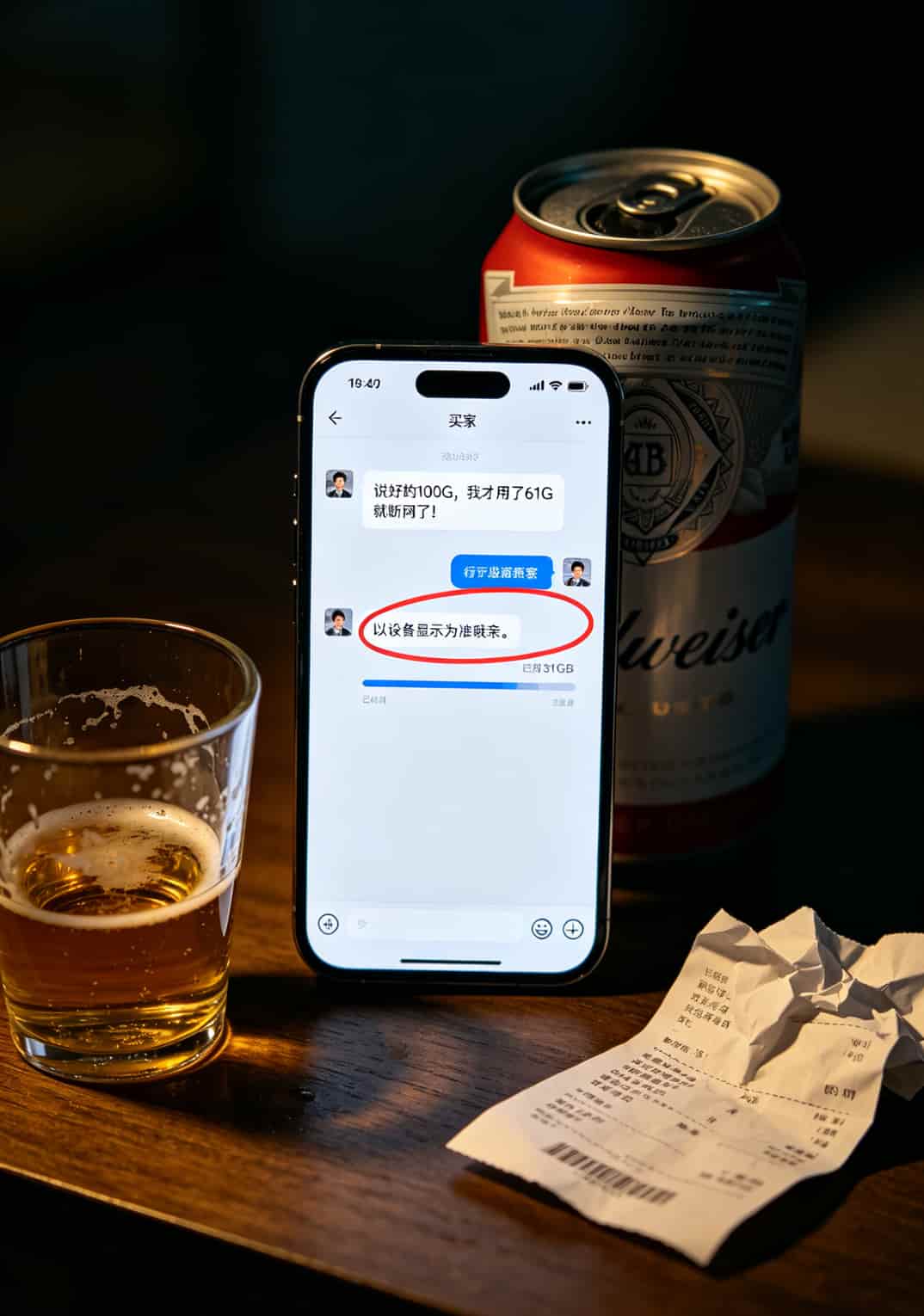 用了七年随身WiFi,掏心窝子聊聊中兴好不好用(顺带教你电信免费卡流量卡网上办理怎么不踩坑) 手机截图显示流量卡广告页面的小字条款
