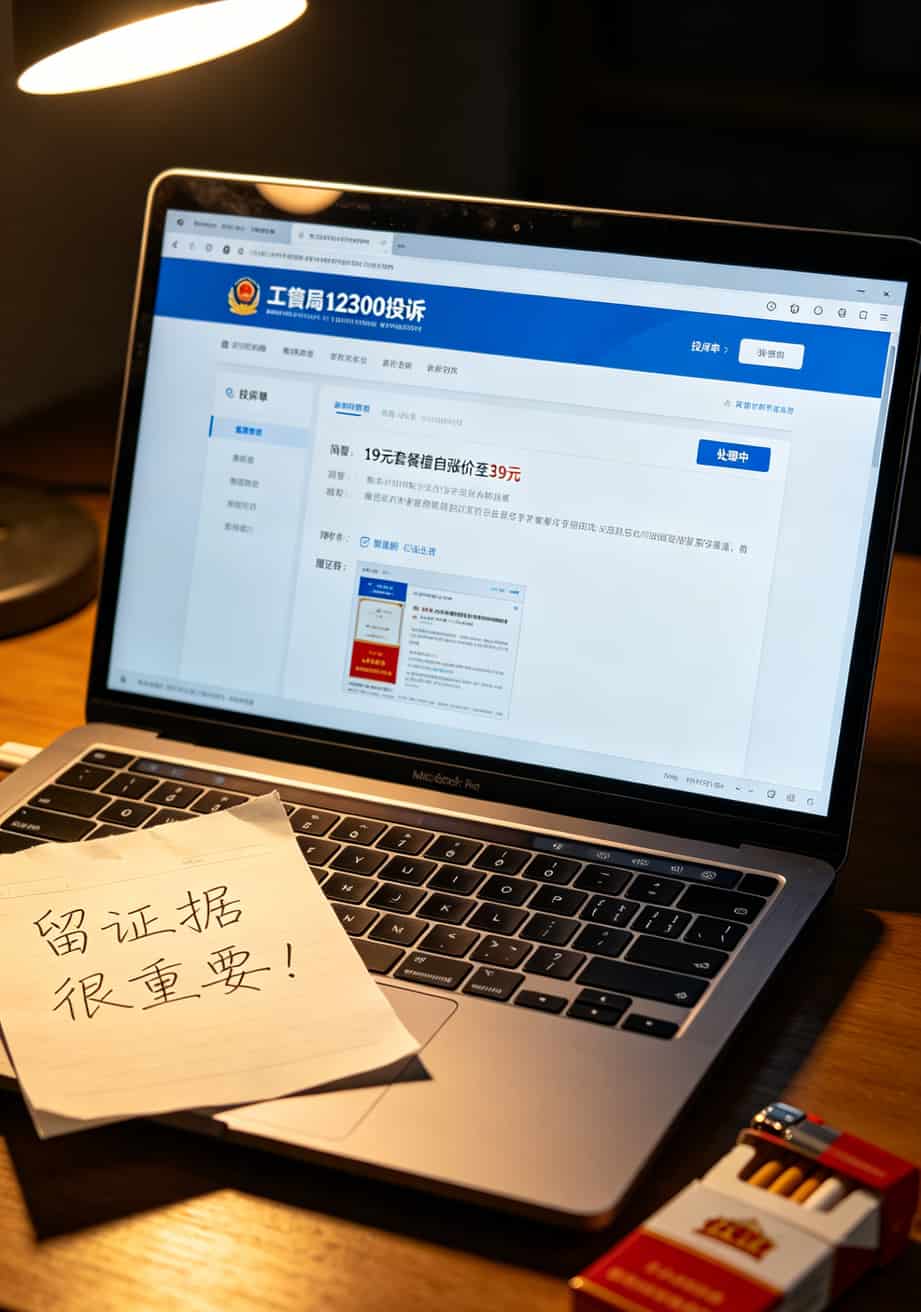 用了三年随身WiFi,我被坑了八千块才搞懂:中兴小盒子配19元电信卡大流量卡,到底是省钱还是送命? 工信部投诉平台截图示例,显示投诉受理中