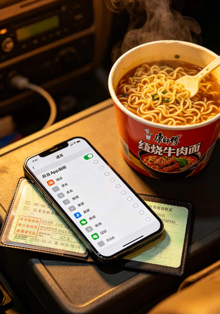 一张500g流量卡到底能用多久?我用了6张卡算出个大概数 手机设置里关闭App后台刷新的截图步骤