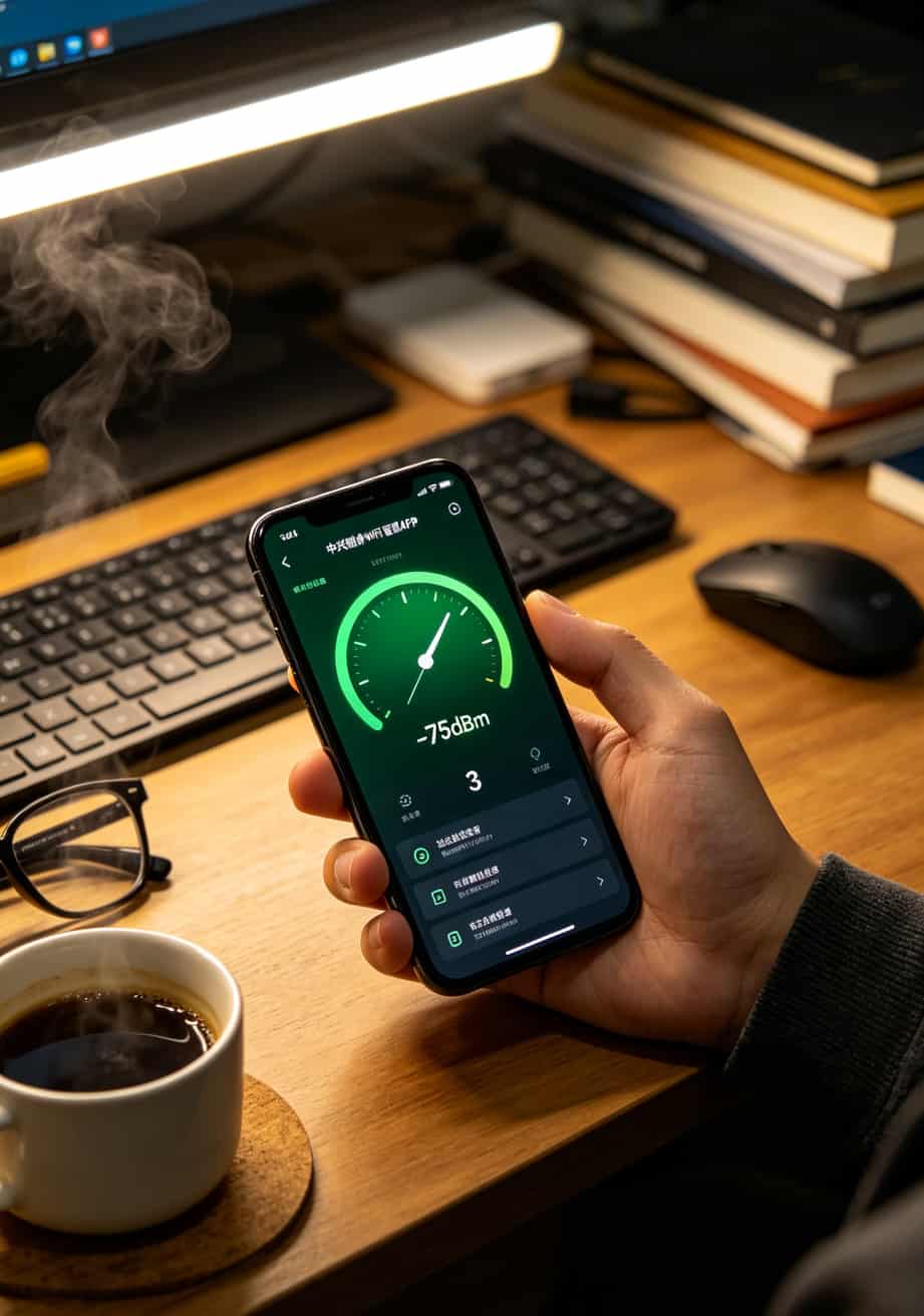 用了七年随身WiFi,掏心窝子聊聊中兴好不好用(顺带教你电信免费卡流量卡网上办理怎么不踩坑) 中兴随身WiFi管理软件界面,显示信号强度和连接设备数