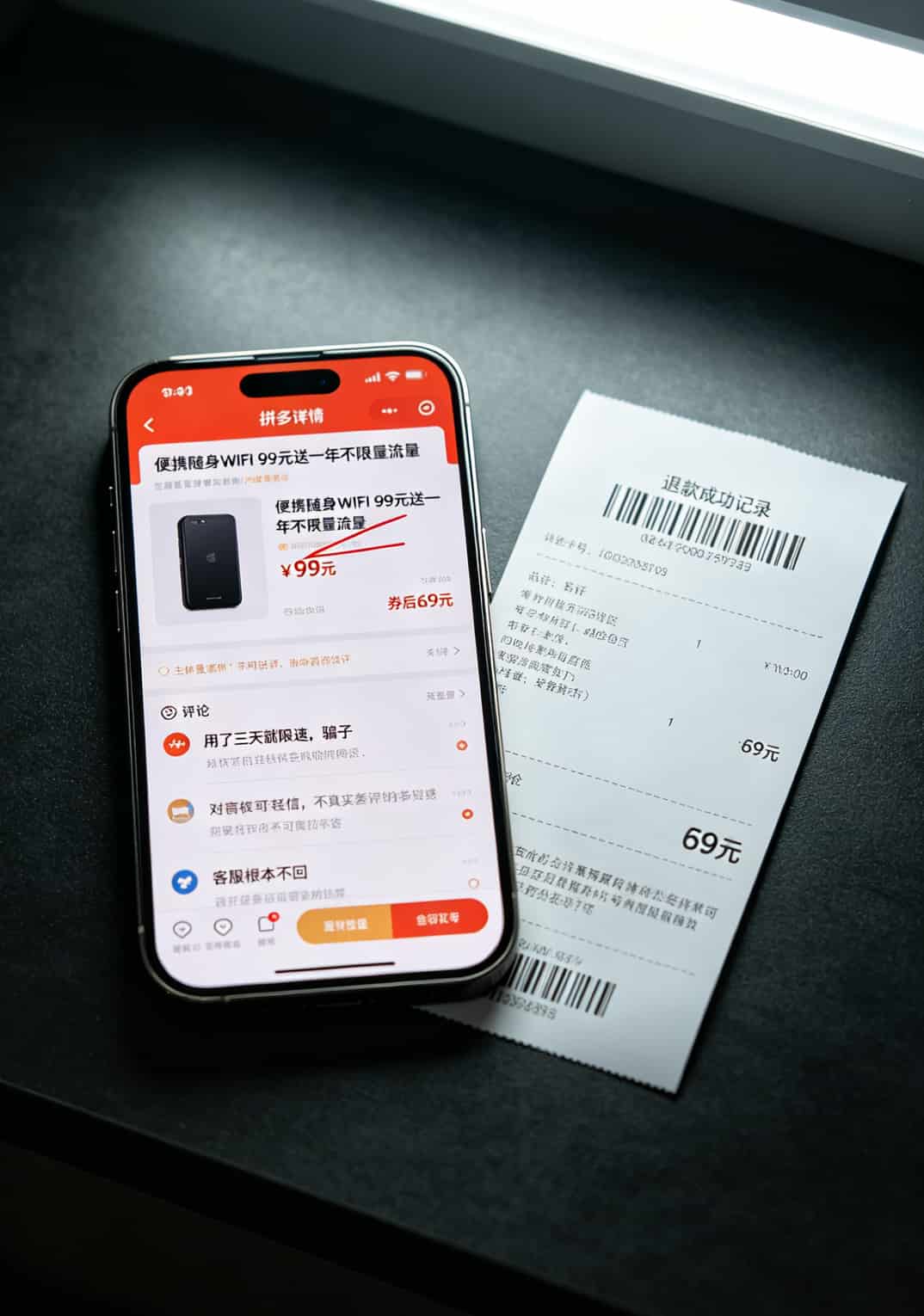 换了张19元移动专属流量卡,我每月话费从98降到19(附避坑指南) 广州地铁三号线车厢内,手持随身WiFi显示已连接设备数和信号强度
