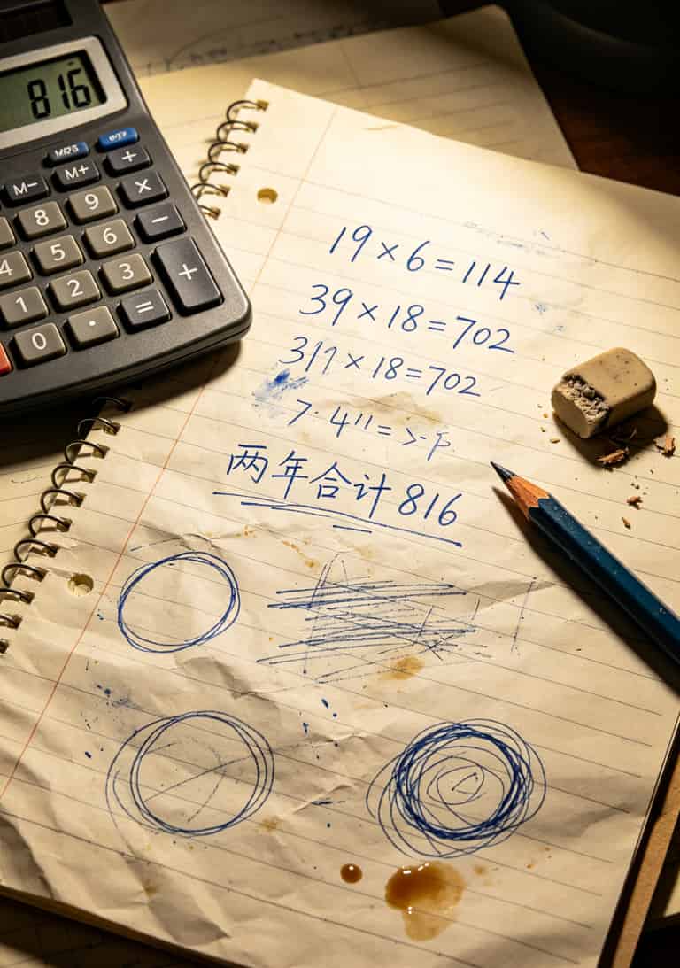 踩了三年坑,总算找到靠谱的长期19元月租流量卡推荐(别再瞎买了) 手写计算两年话费账单的草稿纸