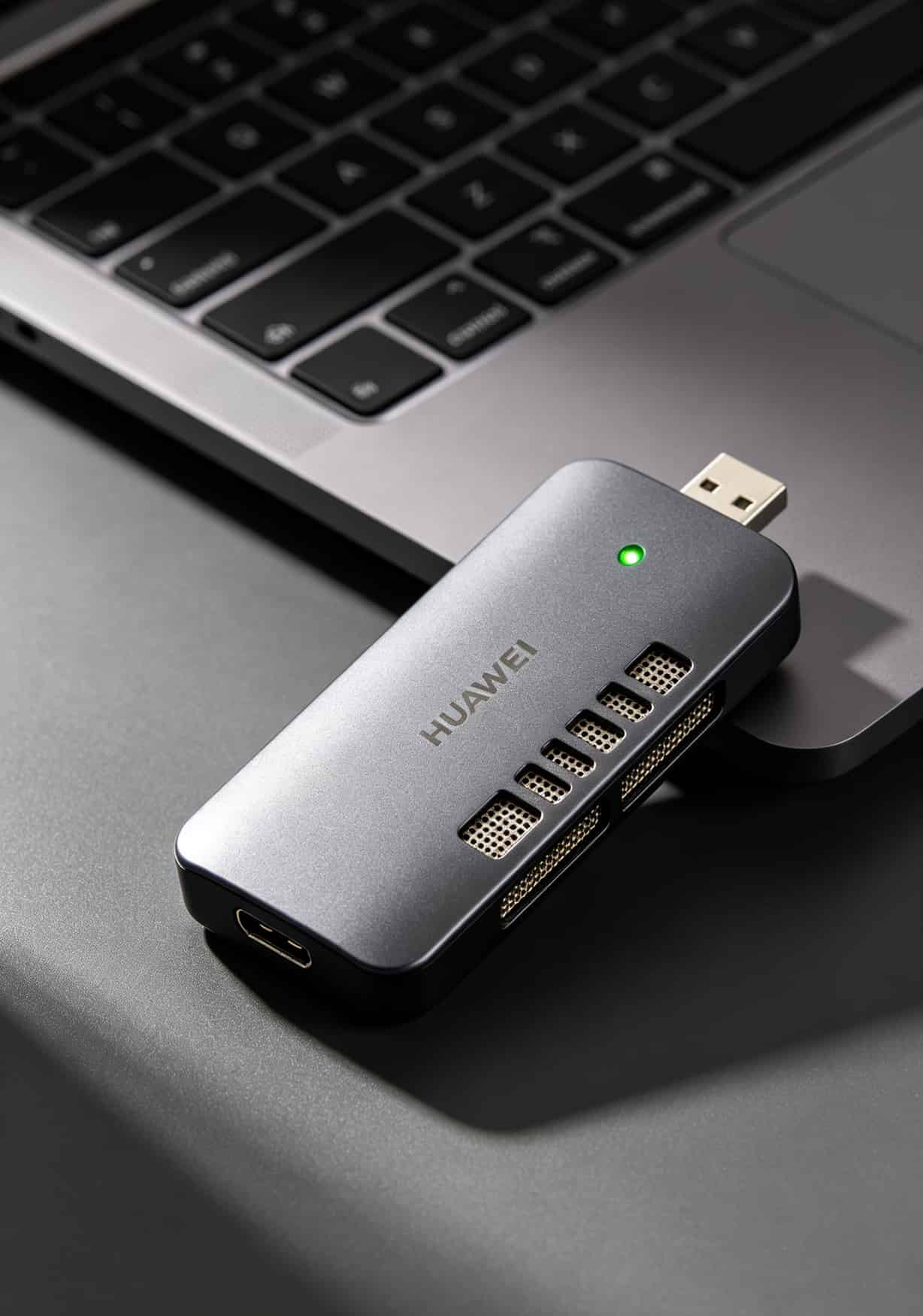 大流量卡移动的随身WiFi,我劝你先别买——除非你看完这篇(含10张实测图) 华为E8372金属机身,侧面散热孔清晰,指示灯正常亮起