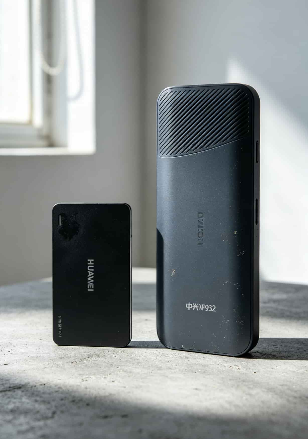 华为随行WiFi 3与中兴MF932外观对比