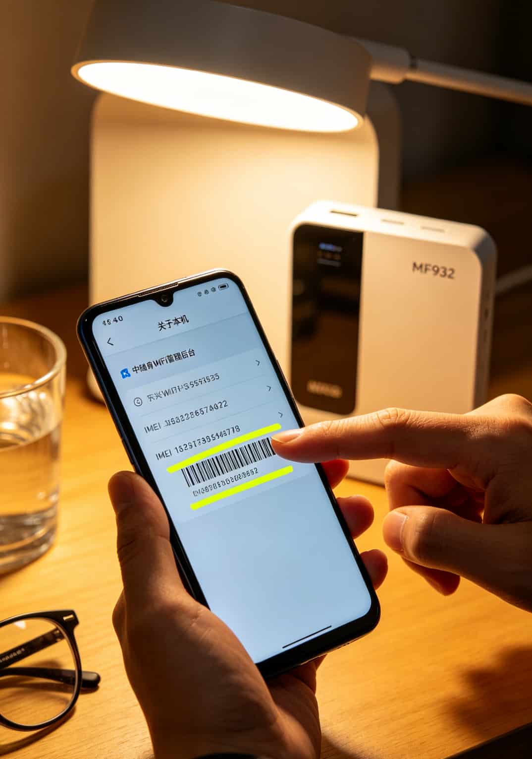 随身WiFi后台查找IMEI码步骤