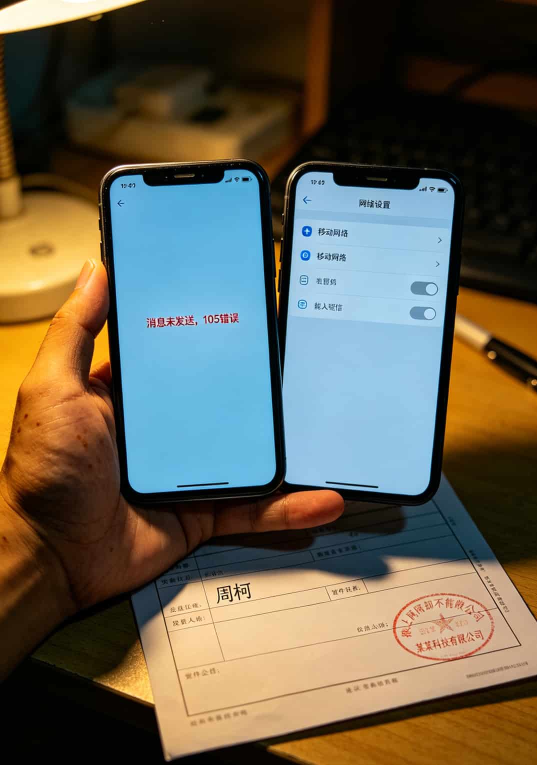 300g超大流量卡移动版实测:8张卡踩坑总结,别再被随身WiFi割韭菜了 纯流量卡无法收发短信的短信截图示例