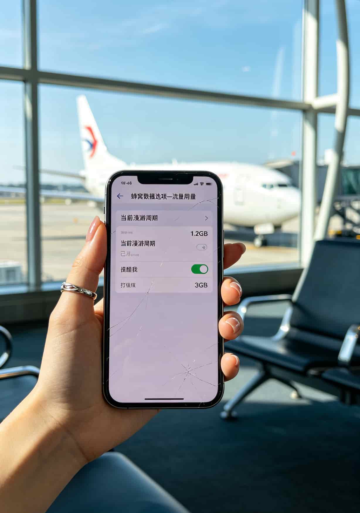 20260508_031913_出境流量卡_final iPhone流量提醒设置页面,显示用量上限和提醒开关