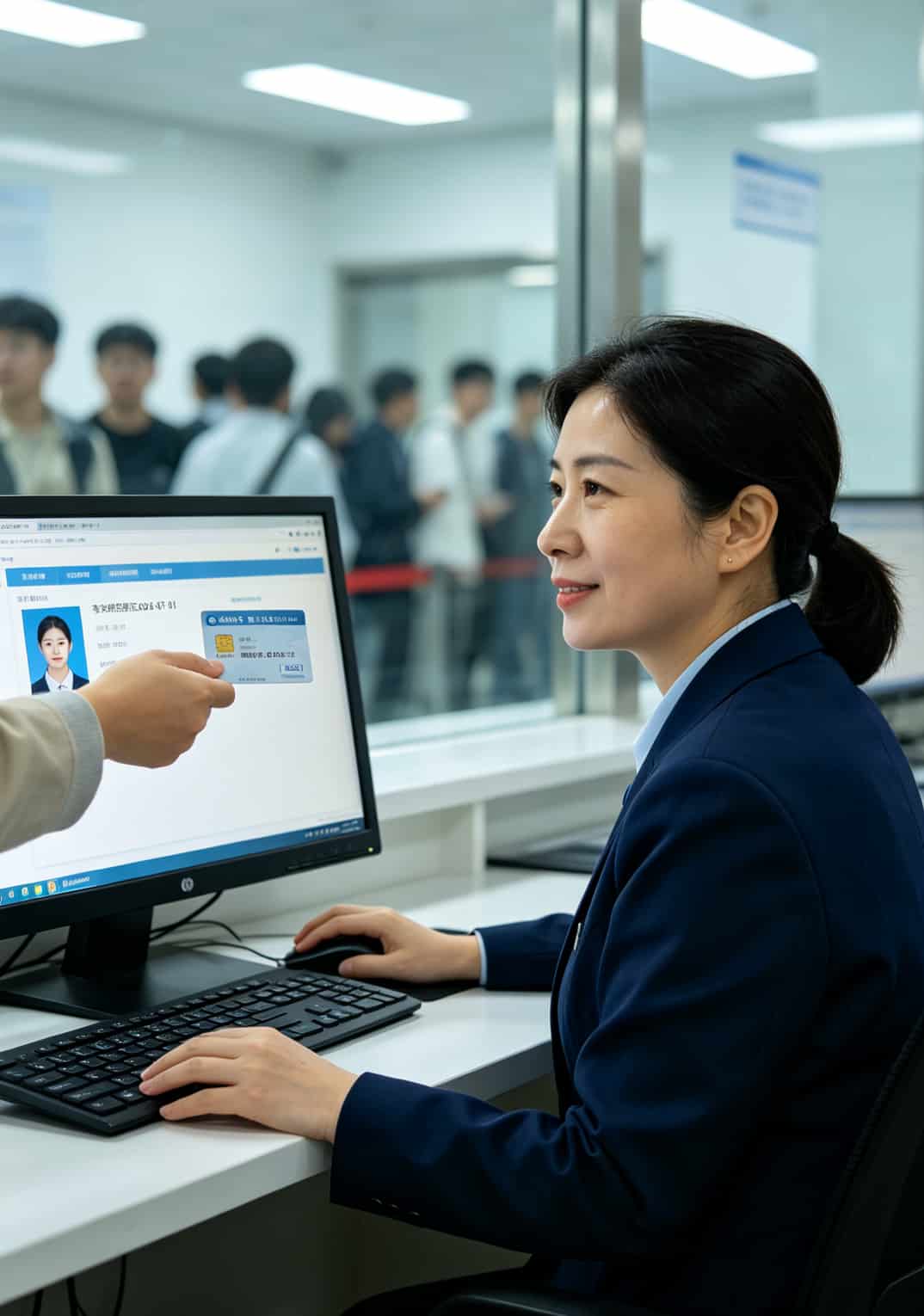 校园卡网速卡到想摔手机?别急着买9.9元103g全国通用流量卡,这10个坑有人替你踩过了 学生手拿校园卡靠近图书馆自助查询机,屏幕上显示余额界面