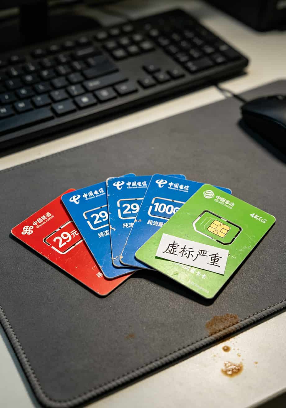 流量卡29元流量卡和免插卡随身WiFi哪个坑少?我花了3个月测出答案 模糊的手机截图,显示流量宝APP无法打开,提示网络异常