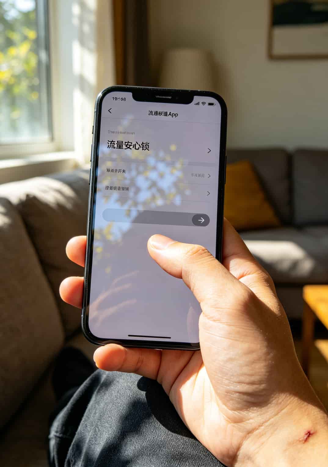 办理什么手机卡流量多?我花了三年冤枉钱,终于把这套随身WiFi搭配方案摸透了 运营商App中关闭流量安心锁的操作界面截图