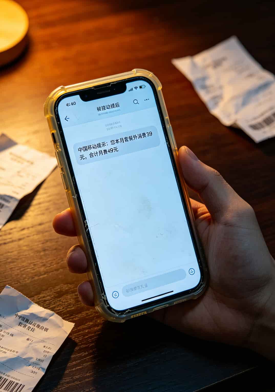 踩了三年坑,总算找到靠谱的长期19元月租流量卡推荐(别再瞎买了) 手机收到话费扣款49元的短信截图,显示套餐涨价