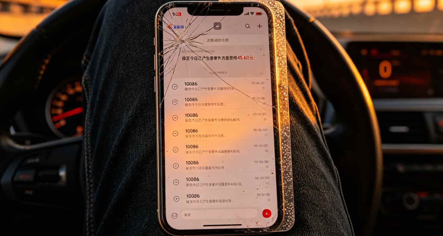 流量卡千万别瞎买!我用中兴华为随身WiFi踩了8个坑,省钱方案在这 手机热点流量超额扣费通知截图
