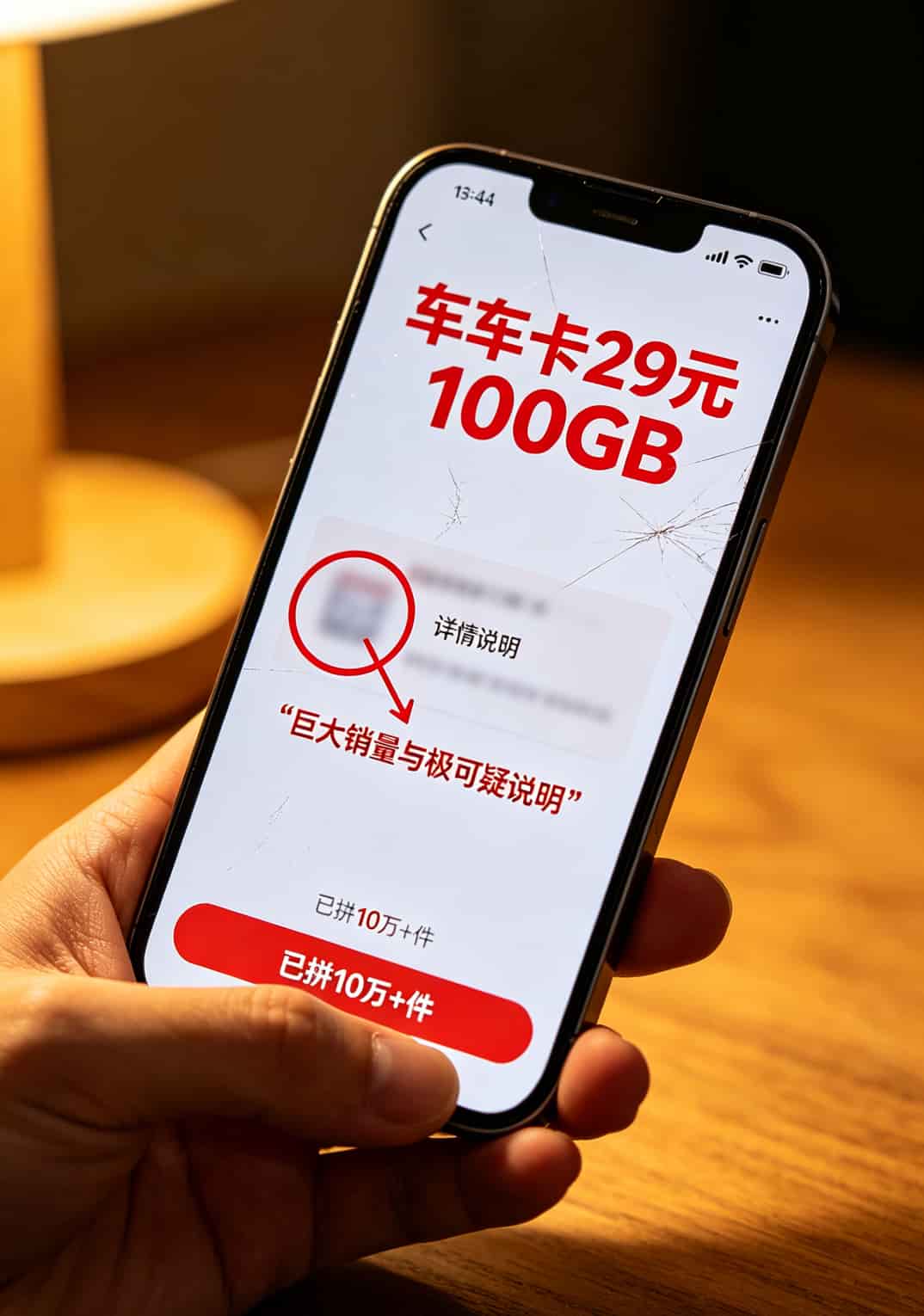 跑了3年网约车换了11张卡,车机专用流量卡这么选才不踩坑 拼多多上低价流量卡的商品页面截图