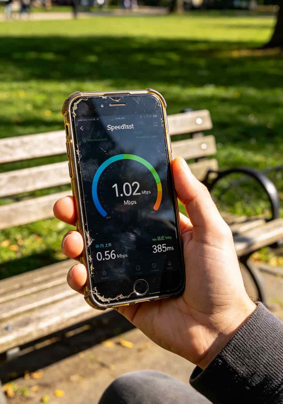 29电信流量卡到底坑不坑?我卖了8年随身WiFi,今天全抖出来 手机网速测试显示降速后只有1Mbps