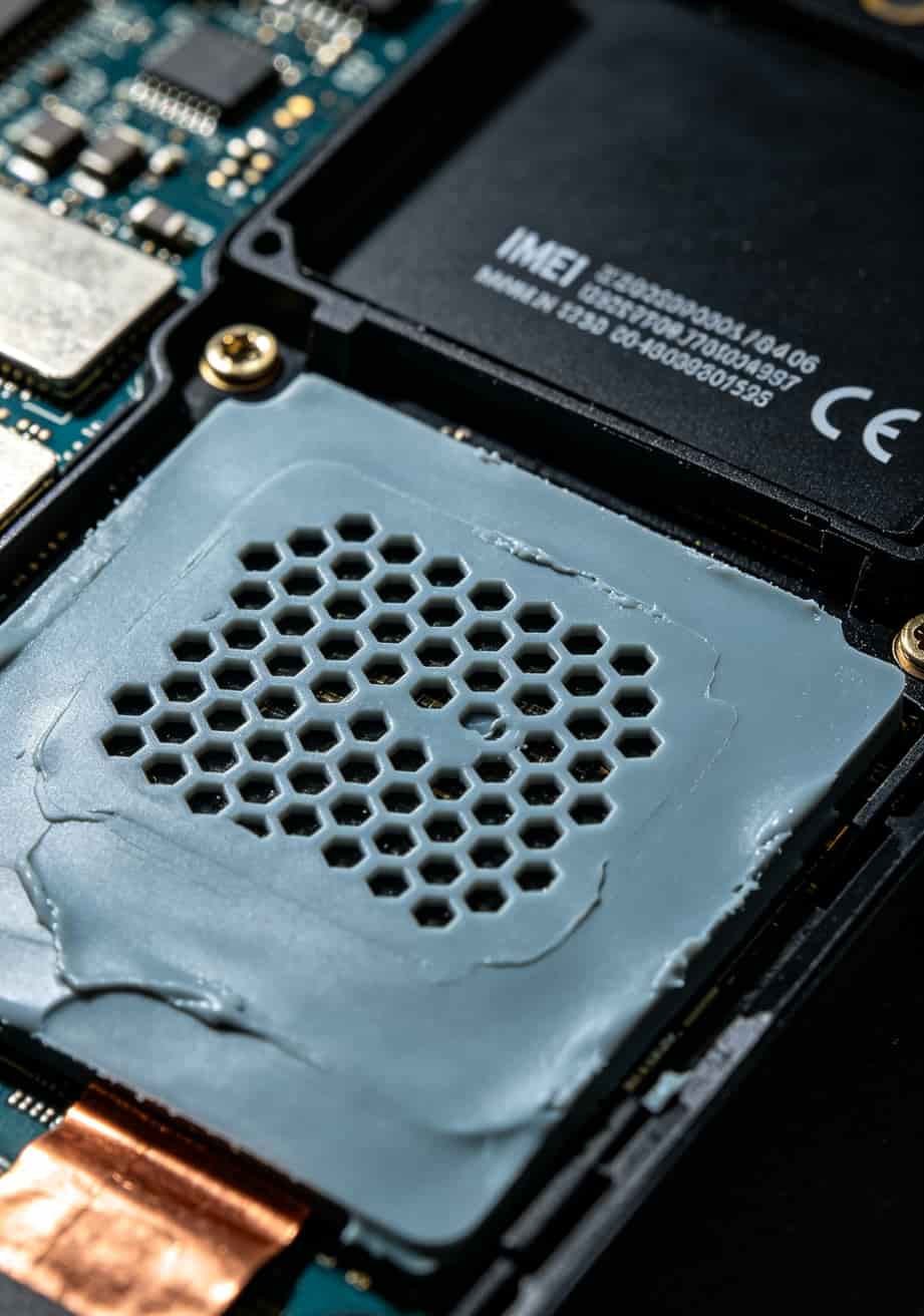 办流量卡要收费吗?随身WiFi水太深,我卖了半年卡才敢说实话 随身WiFi背面散热孔特写
