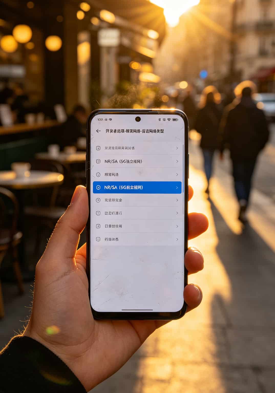 手机设置5G操作截图