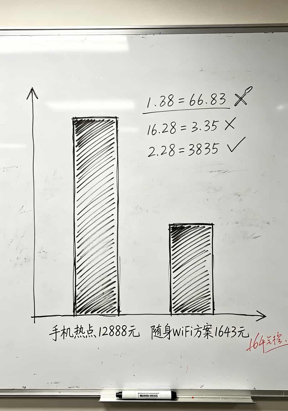 sim流量卡怎么办理?别再交199块学费了,我替你踩过8个坑 随身WiFi设备背面进网许可证标签特写,红色箭头指向许可证编号