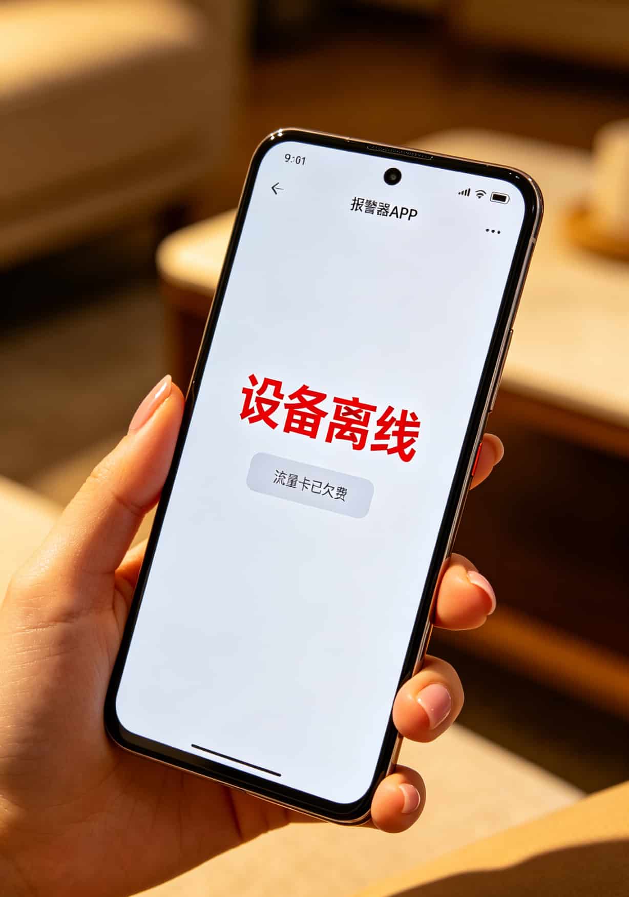 报警器流量卡千万别乱买!我店里被偷后才搞明白这些门道(附10条血泪经验) 报警器流量卡欠费停机后APP显示离线画面
