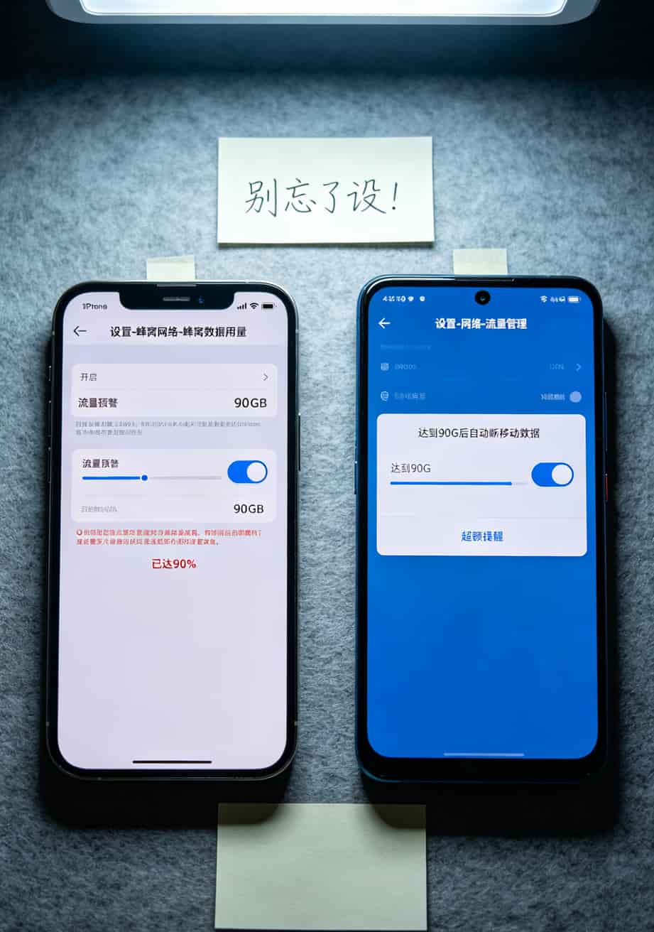 29.9流量卡100g是真的吗?我兜里三张卡实测,真话全撂这了 流量卡详情页小字陷阱截图,灰色字体限速条款