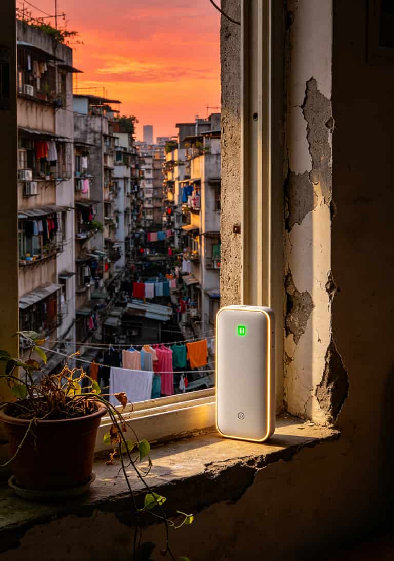 一个买了8张卡的老广告诉你:**19元 流量 卡**到底能不能买? 随身WiFi放置在窗台或高处信号更好的实测示意图