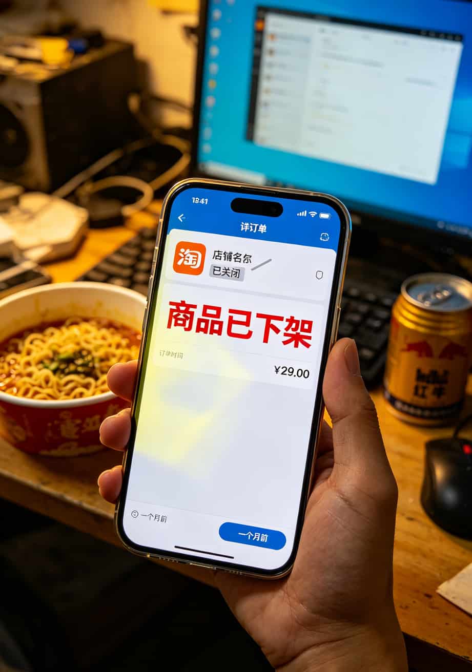 跑了4个城市换了6张流量卡,不记名的流量卡哪里买终于搞明白了 淘宝订单截图显示商品已下架,店铺已关闭