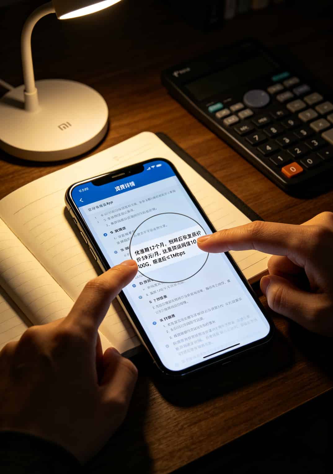 电信无限量卡流量申请怎么不踩坑?我踩了八年告诉你答案 电信App资费详情页,用小字标出优惠期和限速阈值