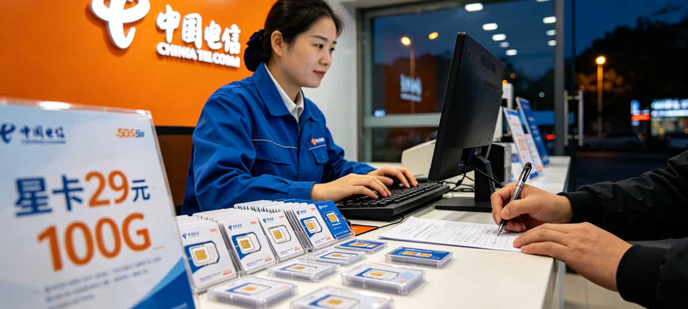 随身WiFi别瞎买!我换了四台才搞懂啥叫真不限速流量卡(附避坑清单) 电信营业厅办理星卡的实拍照片