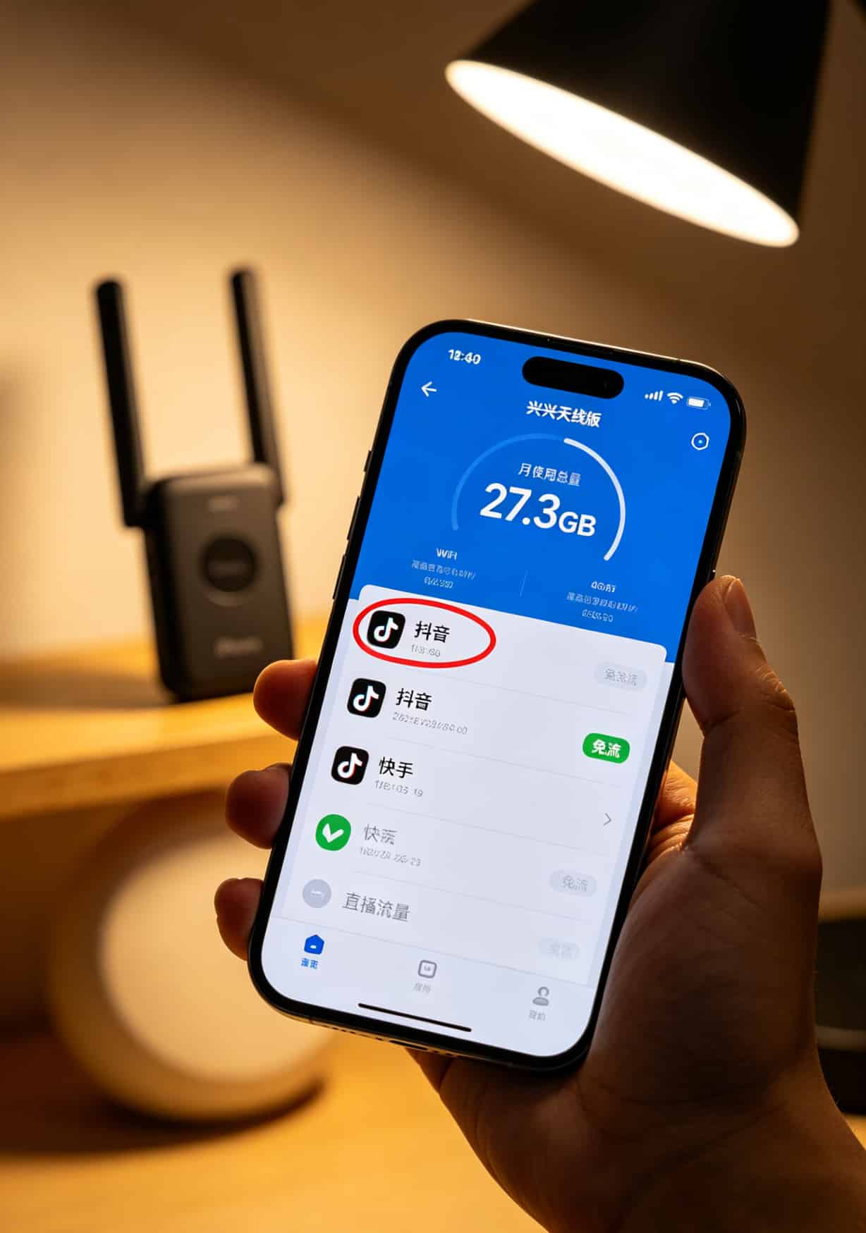 中兴随身WiFi天线版好用吗?配上“爱心卡19元流量”才真香 运营商App流量详单截图,显示当月使用27.3G