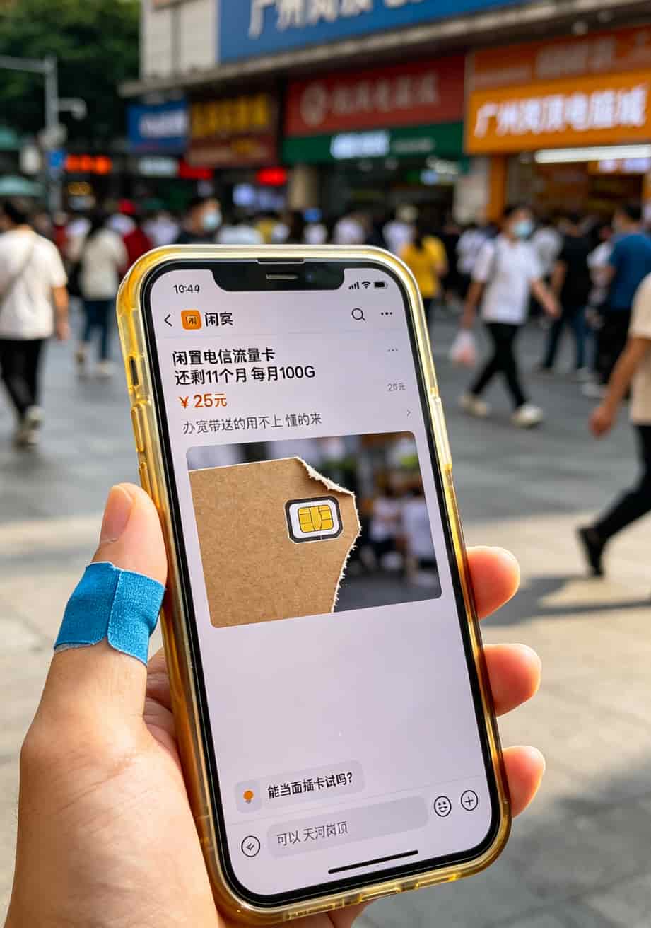 20260508_031901_便宜流量卡电信_final 闲鱼上卖未激活流量卡的截图