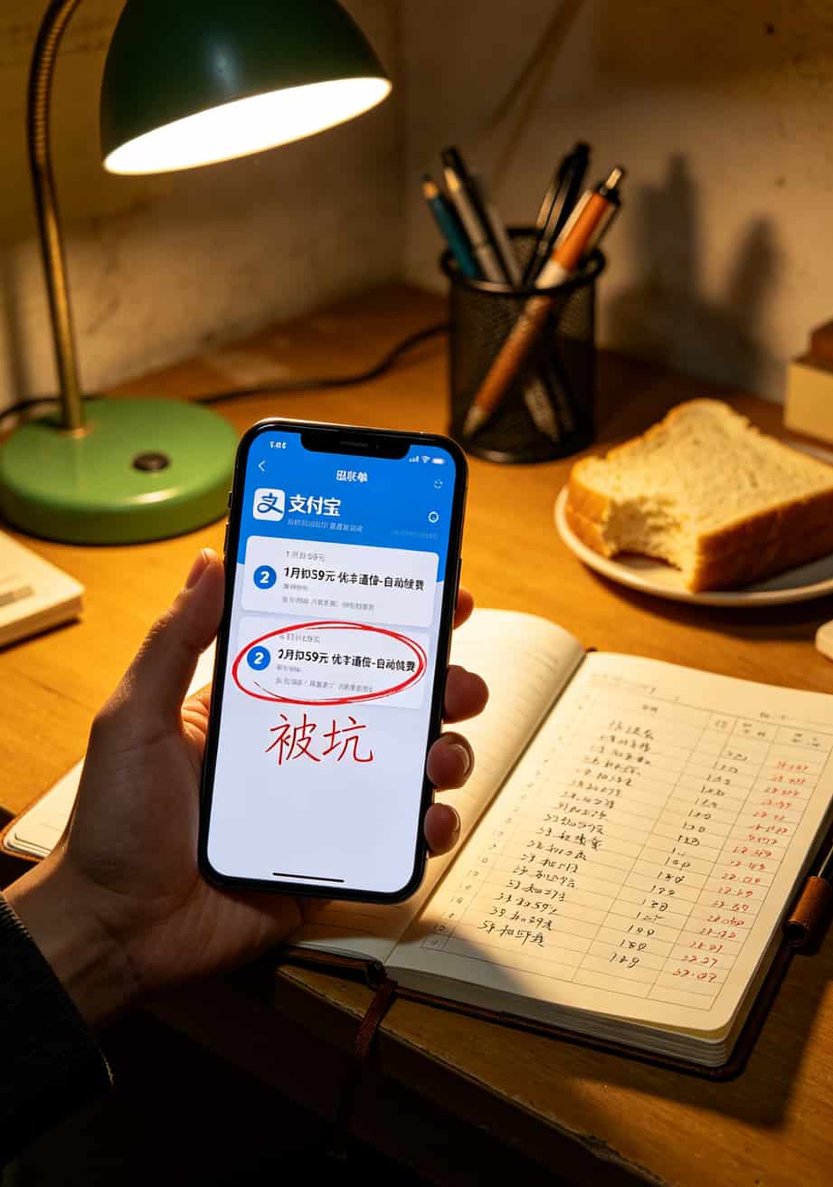 9块月租流量卡是真的吗?我烧了4台随身WiFi告诉你答案 优丰自动续费扣款的支付宝账单截图