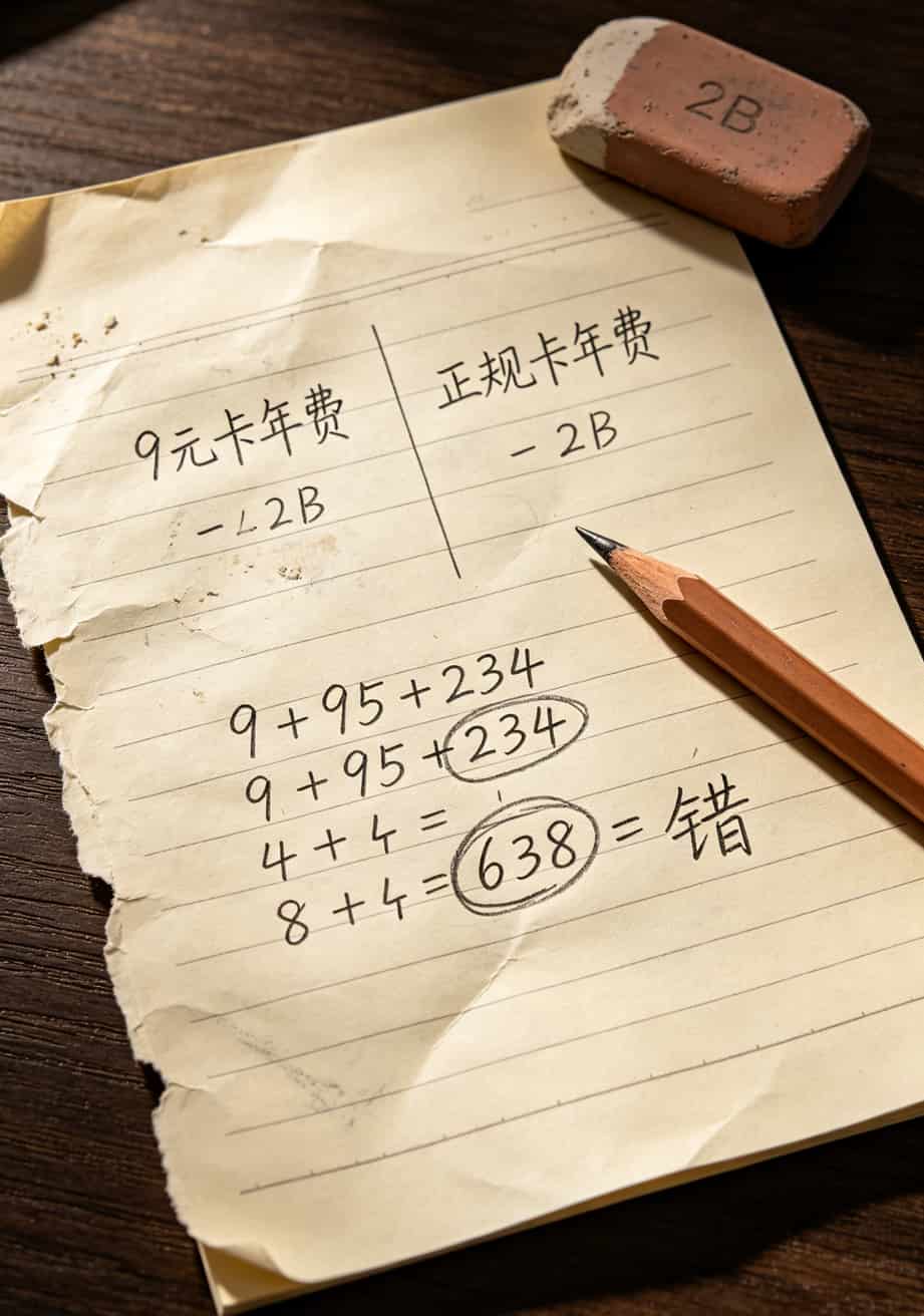 踩坑3年花了2000块,终于搞明白2021正规流量卡(9张实测+亳州能办清单) 年费对比计算草稿,手写体