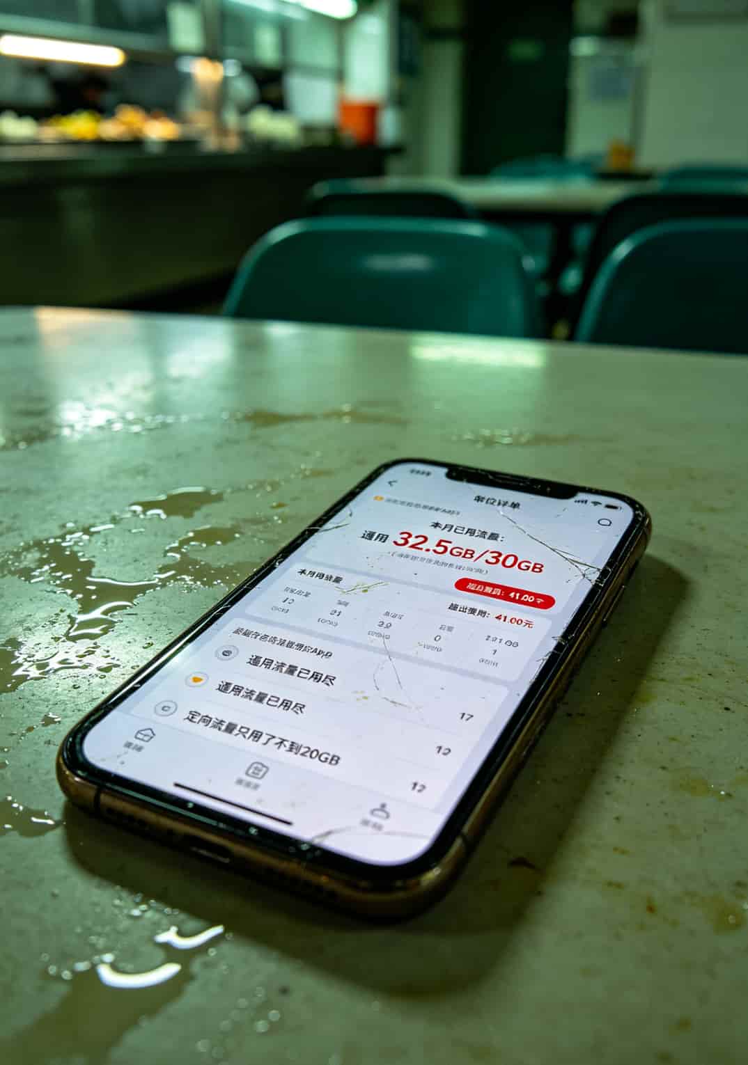 203g流量卡是真的吗?我买了8张卡踩了5个坑,账单给你看 手机营业厅流量详单截图,显示通用流量已用尽