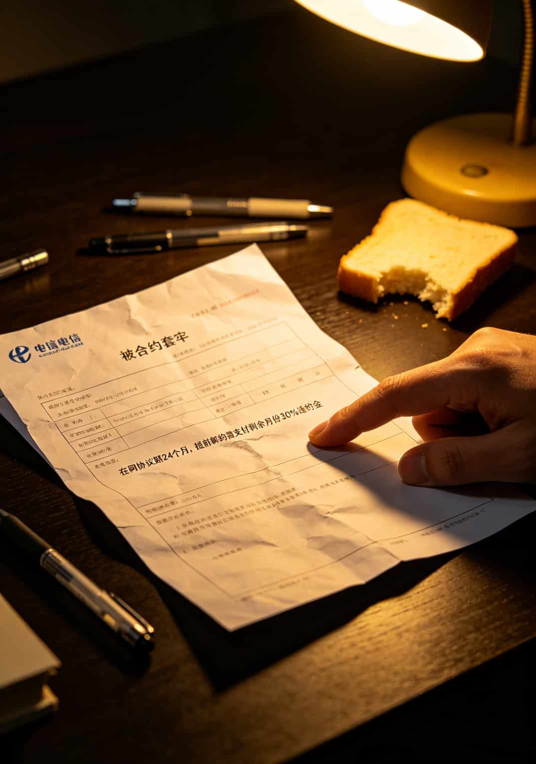 2020年电信最划算的流量卡被我扒干净了,19元100G是真是假? 电信畅享卡合约期说明页面