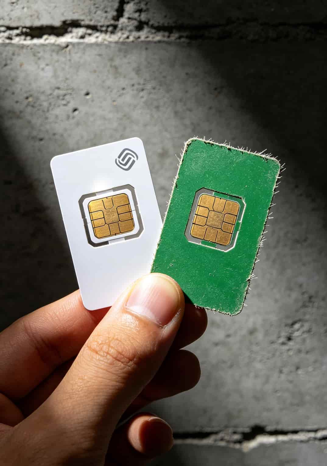 办哪个流量卡流量好?别再交智商税了,一张表看懂谁最值得买 正规手机卡与物联卡外观对比