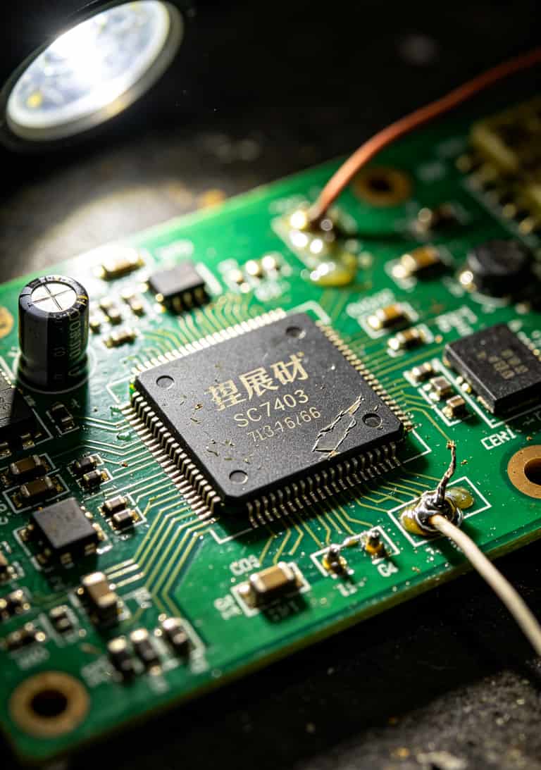 拆开一台49块的随身WiFi,里头全是破烂 随身WiFi内部电路板特写,芯片型号模糊