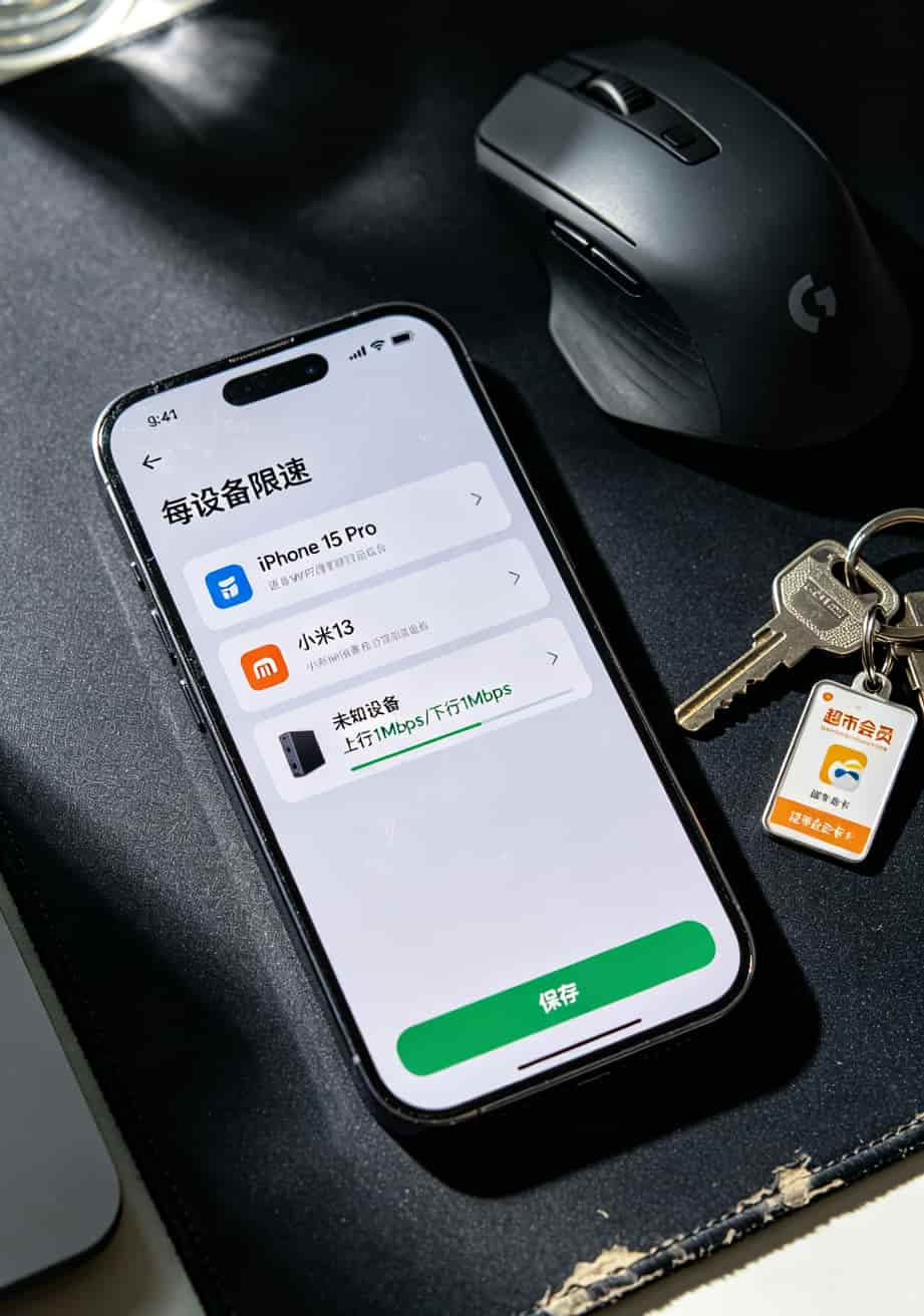 不限流量卡多少钱?我帮人装了七八个中兴随身WiFi,今天全交代了 随身WiFi后台限速设置界面截图