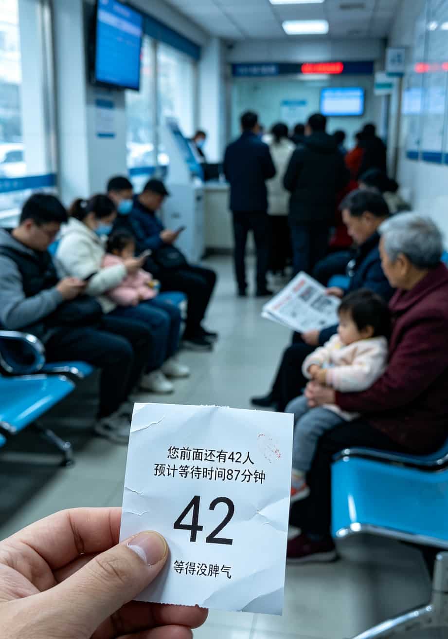 我跑了七八个营业厅,总算找到一张打电话便宜流量多的卡(每月省100+) 营业厅排队叫号小票,显示前面还有42人