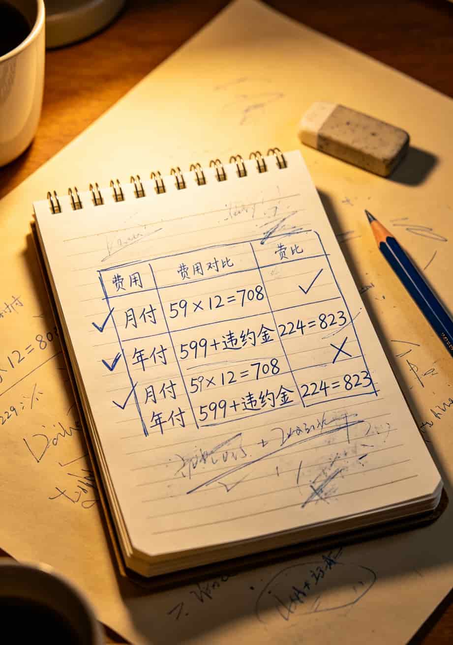 我被坑了三次才搞懂:电信包月流量卡到底值不值得买? 月付与年付套餐费用对比计算表