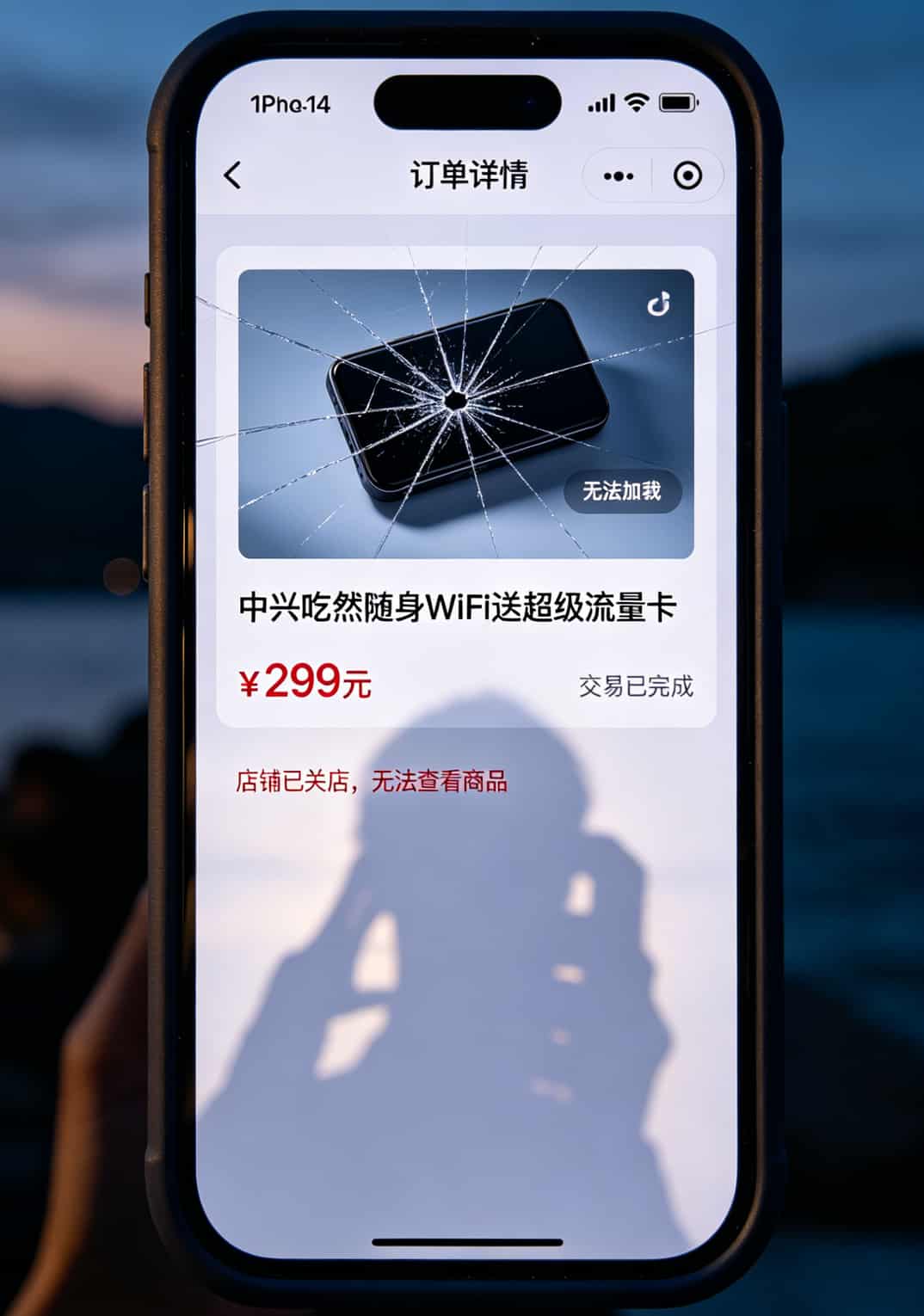 一张流量卡让我跑了三趟营业厅,2026年超级流量卡多少钱才不坑?这篇给你讲透 手机截图显示抖音订单页面,店铺已关店无法查看
