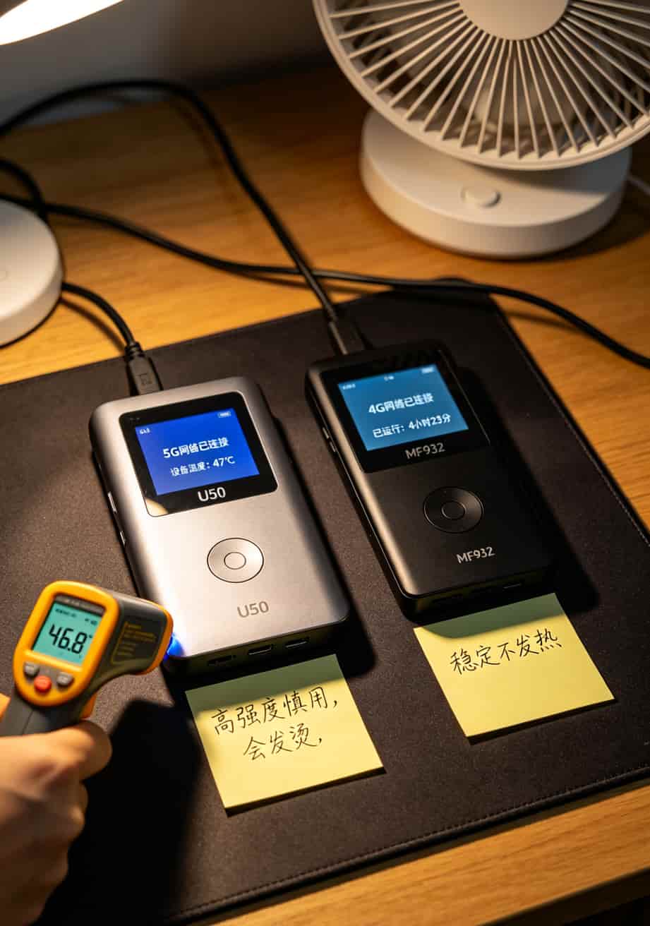 办什么流量卡最划算?踩了7张卡的坑,最后这2张卡让我三年省下500块 中兴U50和MF932并排对比,标注各自推荐使用场景